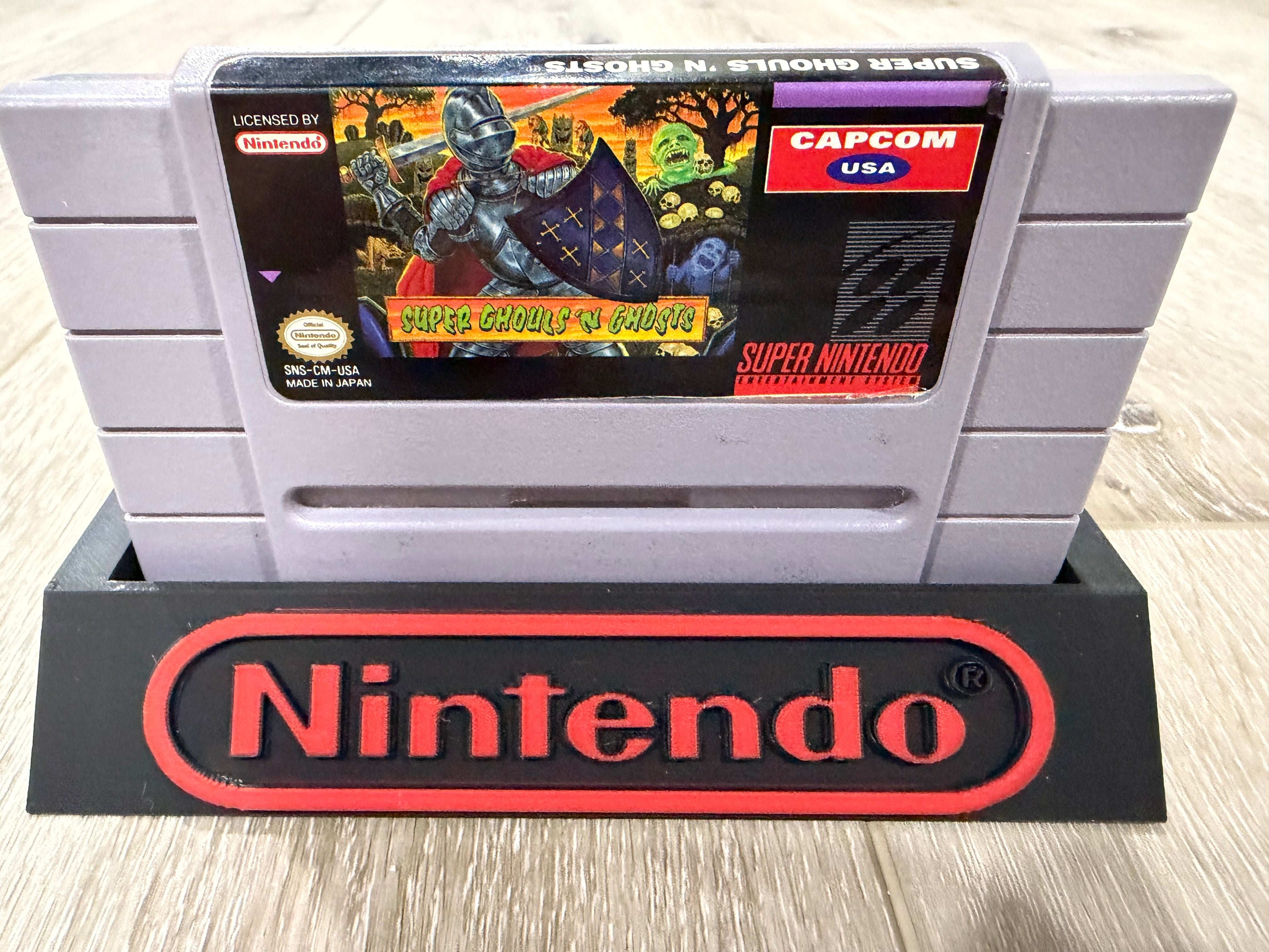 Super Ghouls 'N Ghosts (Super Nintendo) w/ manual