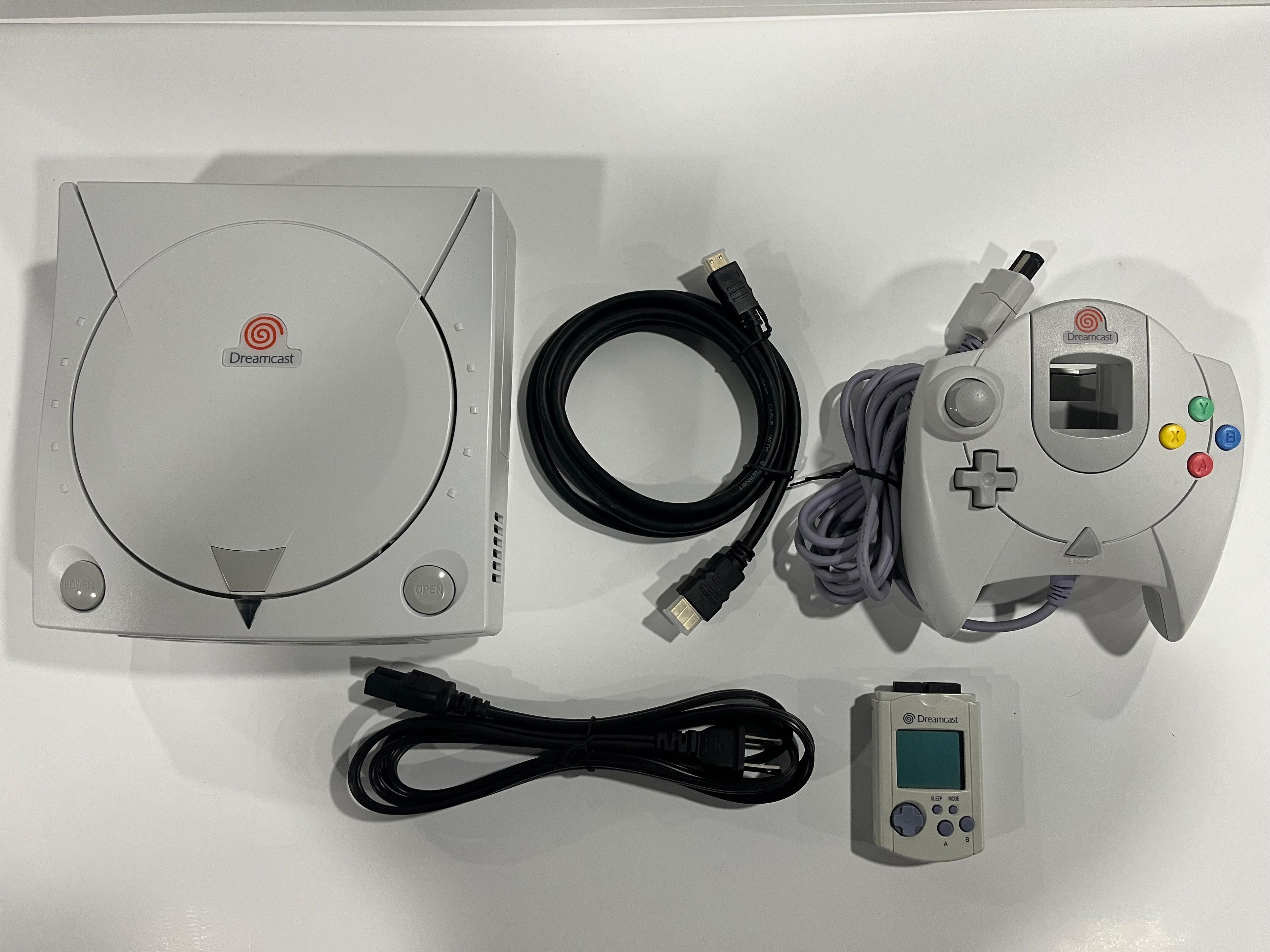 SEGA Dreamcast Reconditioned GDEMu PixelFX HDMI Bundle
