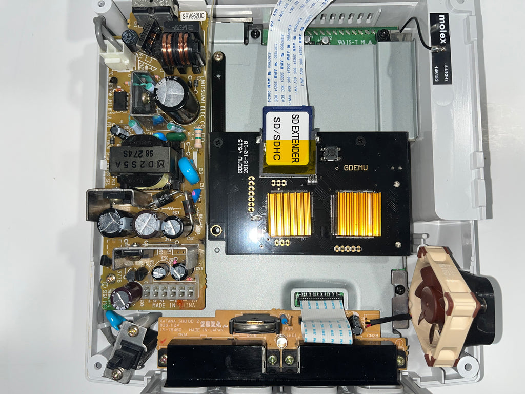 Sega Dreamcast — GDEMu 5.20, PixelFX DC Digital v2 HDMI, Fully Recapped & Rebuilt Bundle