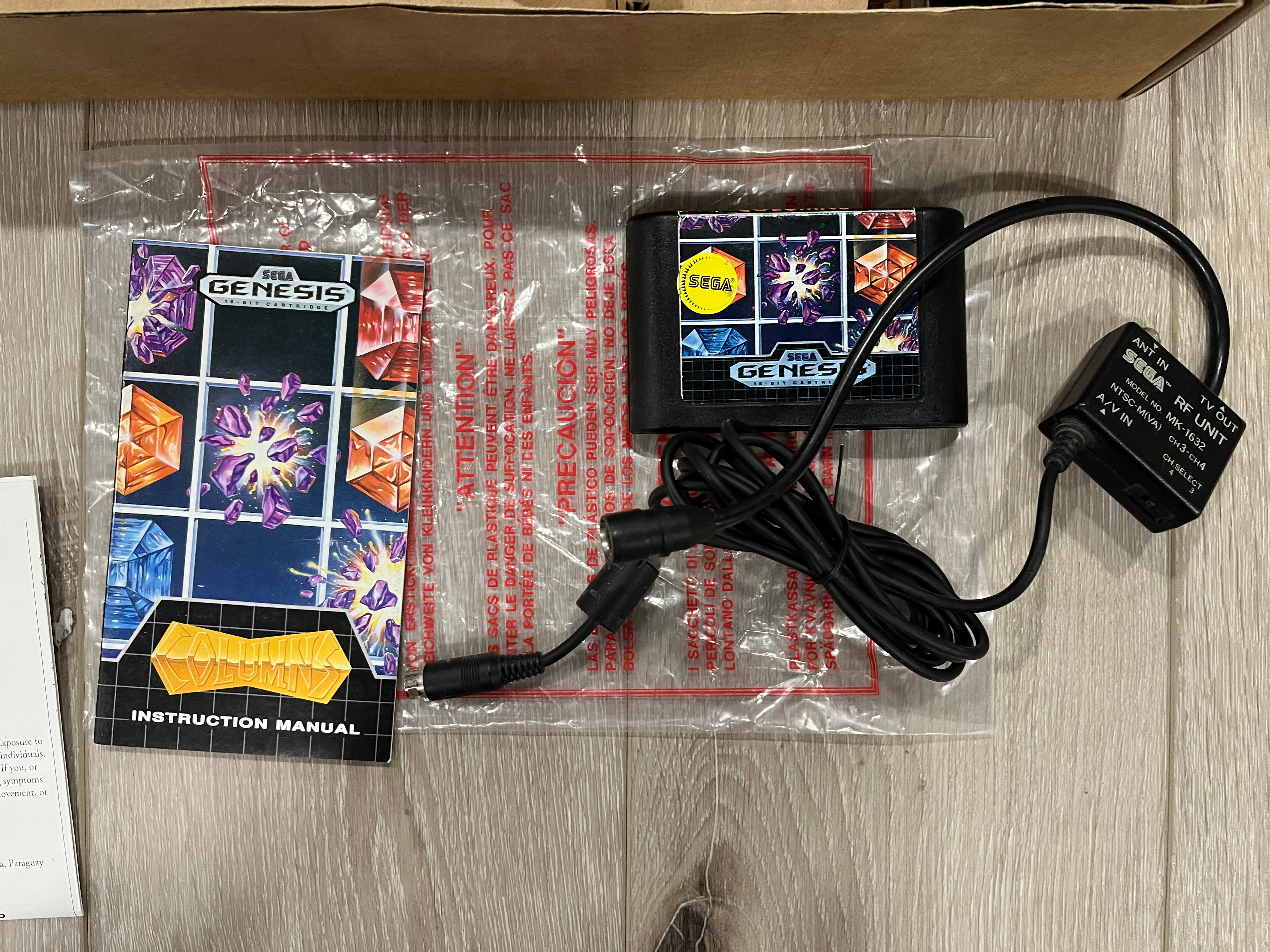 Sega Genesis Model 2 - Complete In Box (CIB) - Columns