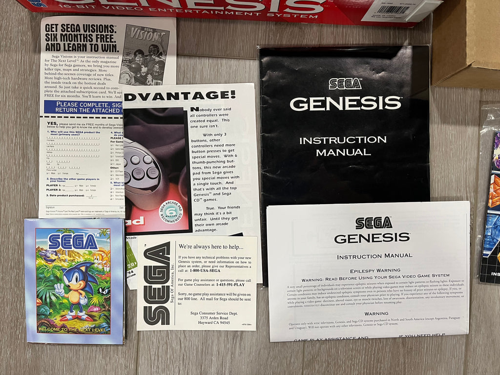 Sega Genesis Model 2 - Complete In Box (CIB) - Columns