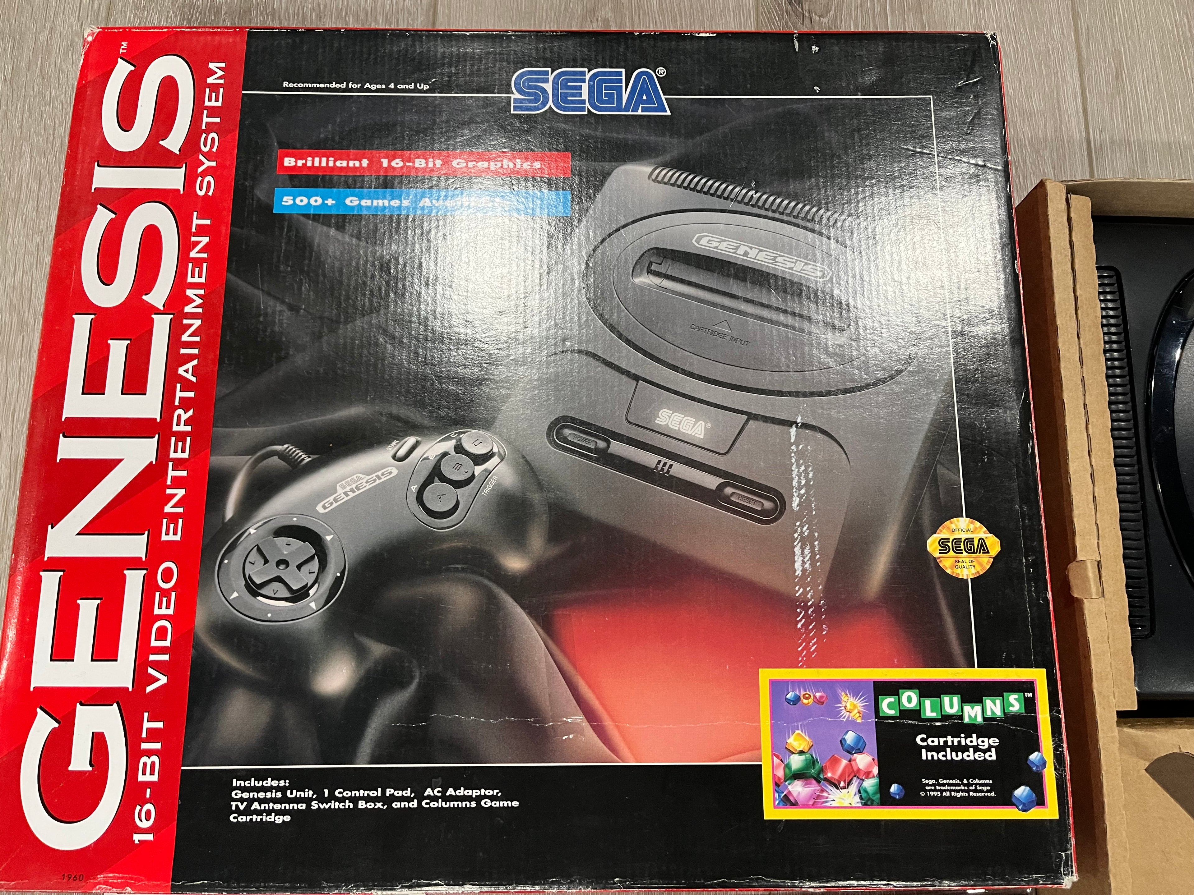Sega Genesis Model 2 - Complete In Box (CIB) - Columns
