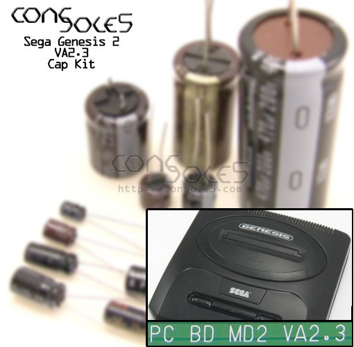 Sega Genesis 2 Cap Kit - VA2 and VA2.3