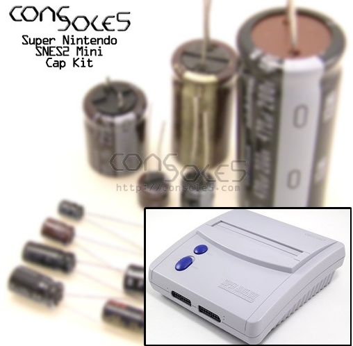 Super Nintendo SNES Jr Mini Cap Kit - SNN Models / SNES 2